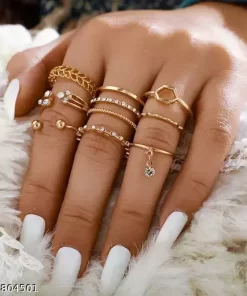 Buy Artificial Gold Plated Rings