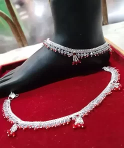 RN PAYAL KRYSTAL STONE ANKLET